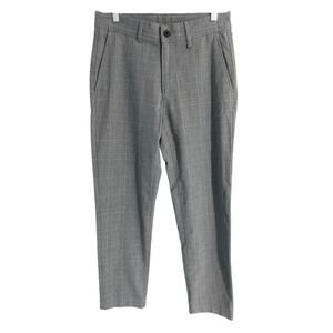 Zara Melange dress pants men’s size 30 gray plaid slim flat front